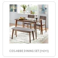 COS-ABBE DINING SET (1+2+1)